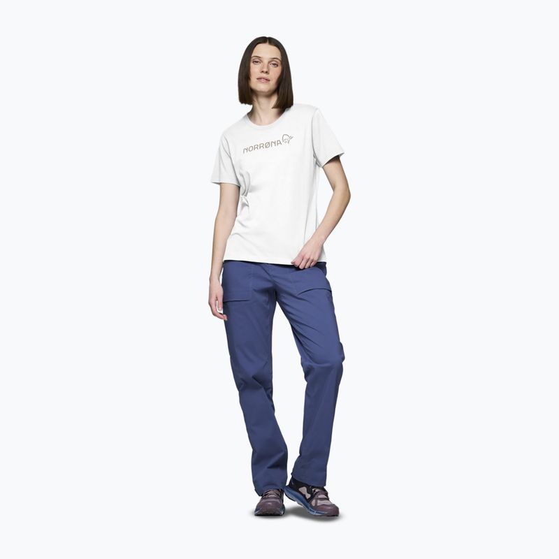 Футболка жіноча NORRONA Cotton Viking pure white 2