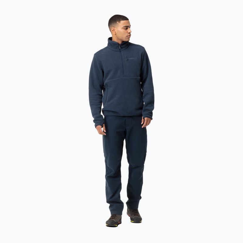 Кофта флісова чоловіча NORRONA Femund Warm2 Zip Neck indigo night 2