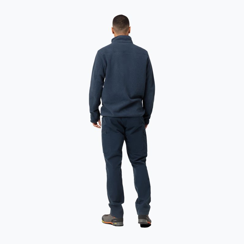Кофта флісова чоловіча NORRONA Femund Warm2 Zip Neck indigo night 3