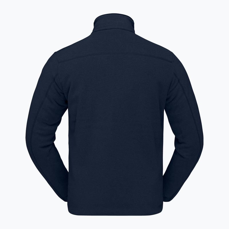 Кофта флісова чоловіча NORRONA Femund Warm2 Zip Neck indigo night 5