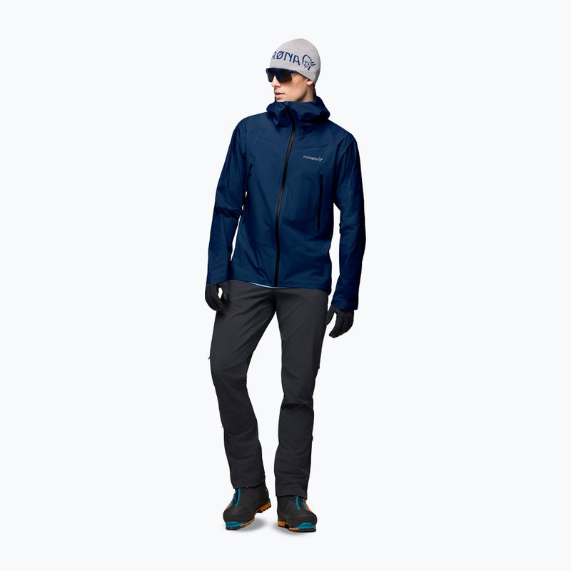 Куртка дощовик чоловіча NORRONA Falketind Gore-Tex indigo night 2