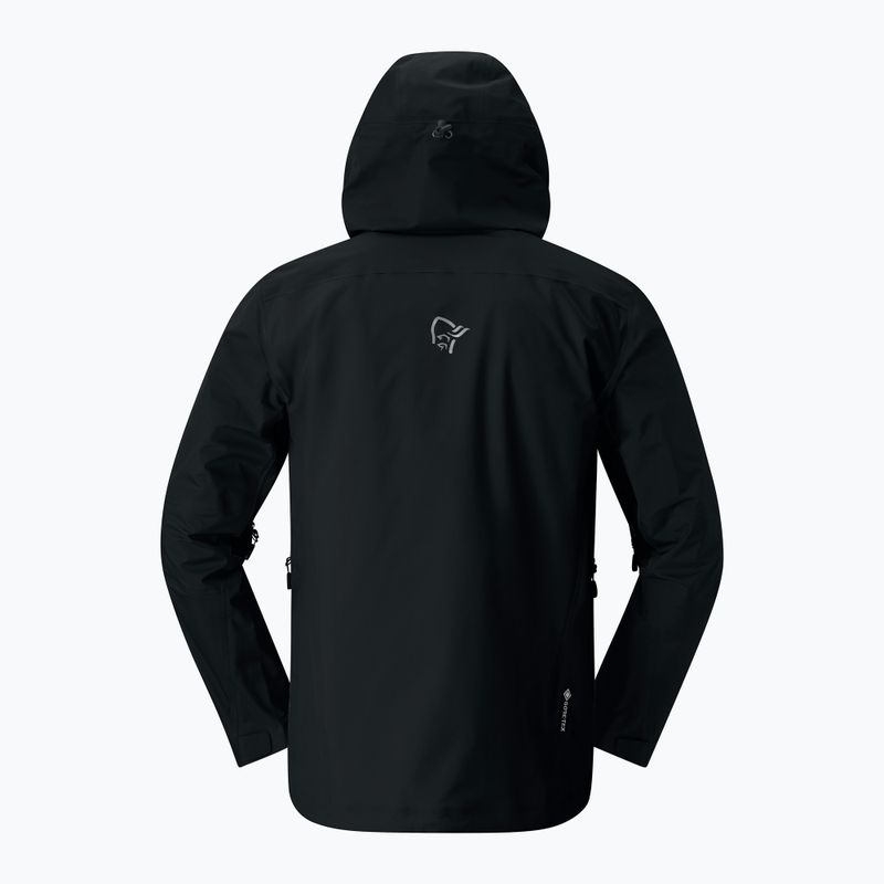 Куртка дощовик чоловіча NORRONA Falketind Gore-Tex caviar black 5
