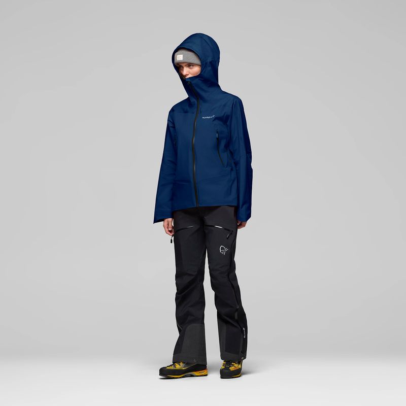Куртка дощовик жіноча NORRONA Falketind Gore-Tex indigo night 4