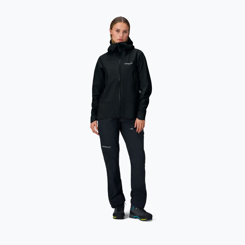 Куртка дощовик жіноча NORRONA Falketind Gore-Tex cavlar black 2