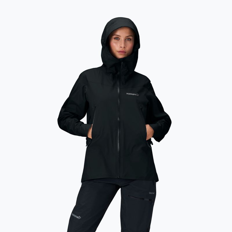 Куртка дощовик жіноча NORRONA Falketind Gore-Tex cavlar black 5