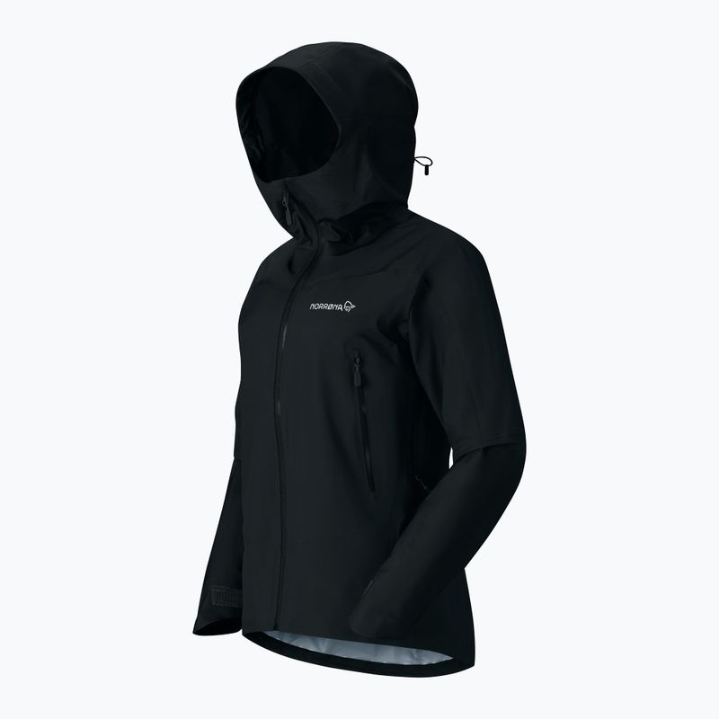 Куртка дощовик жіноча NORRONA Falketind Gore-Tex cavlar black 9