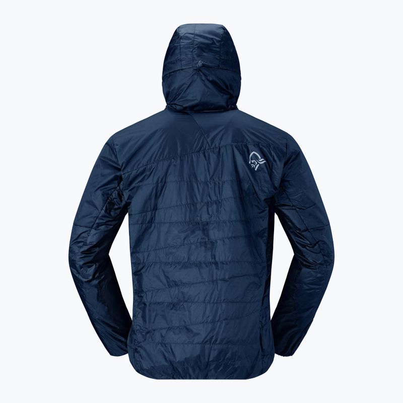 Куртка утеплена чоловіча NORRONA Faketind Thermo40 Zip Hoodie indigo night 5