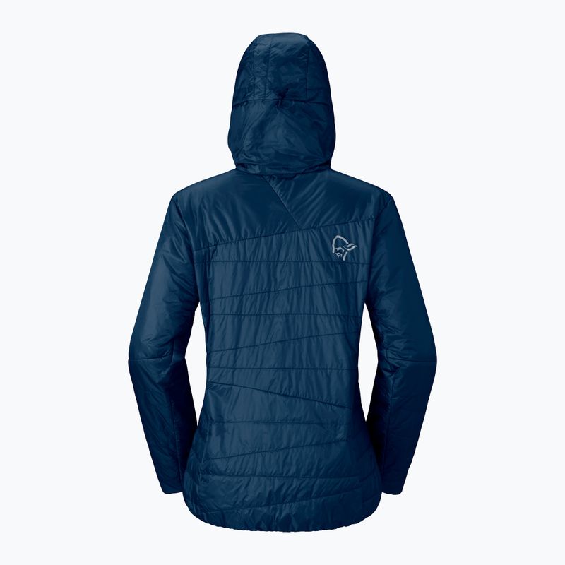 Куртка утеплена жіноча NORRONA Faketind Thermo40 Zip Hoodie indigo night 5