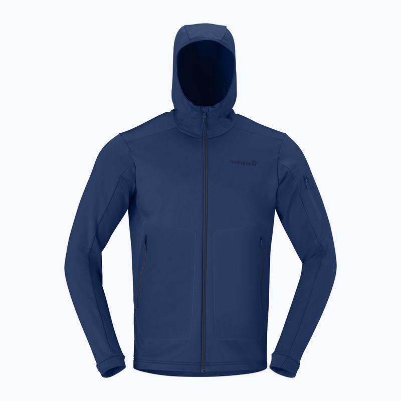 Кофта трекінгова чоловіча NORRONA Falketind Warm2 Stretch Hood indigo night 5