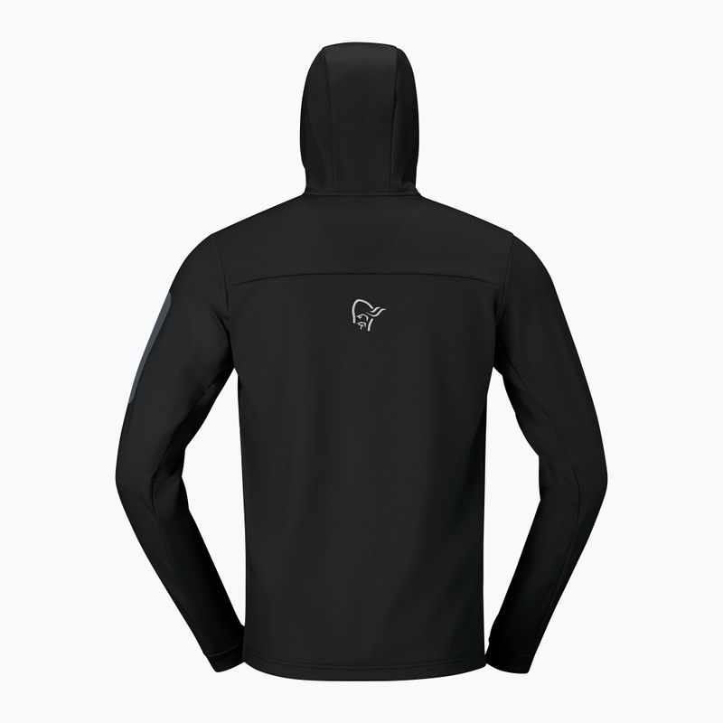 Кофта трекінгова чоловіча NORRONA Falketind Warm2 Stretch Hood caviar black 6