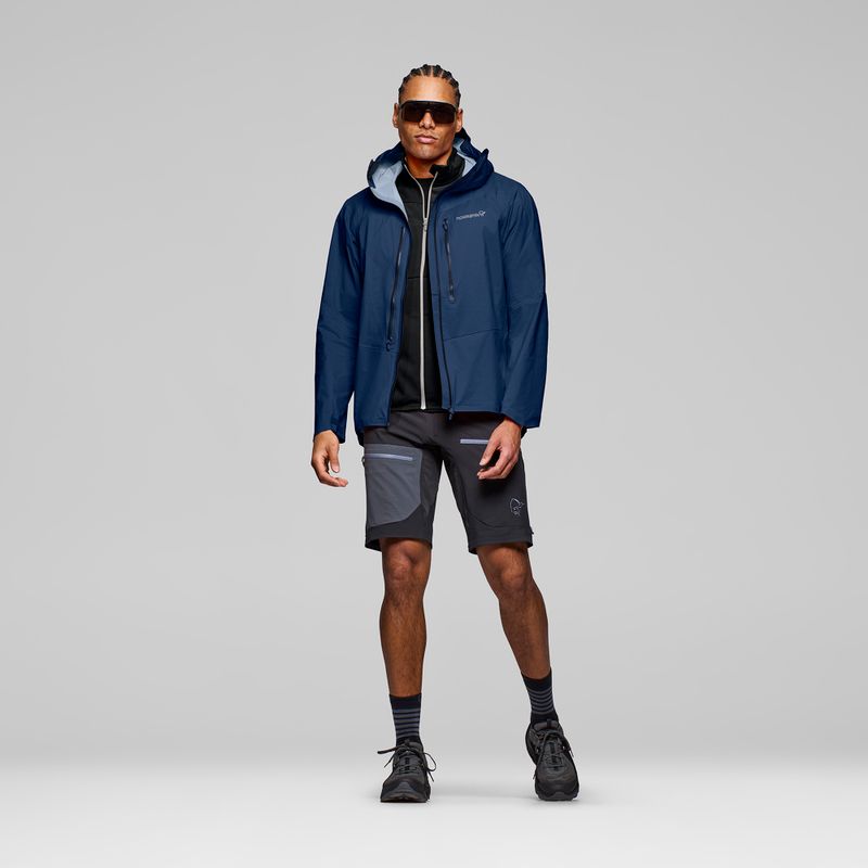 Куртка дощовик чоловіча NORRONA Falketind Dri1 indigo night 2