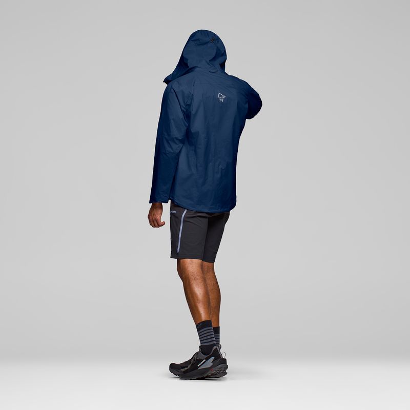 Куртка дощовик чоловіча NORRONA Falketind Dri1 indigo night 3