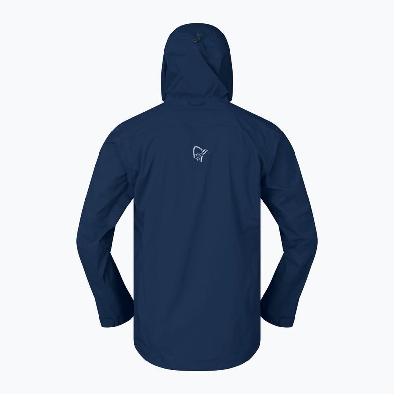 Куртка дощовик чоловіча NORRONA Falketind Dri1 indigo night 7