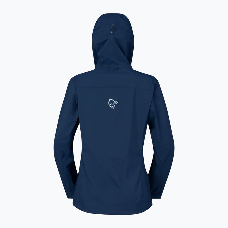 Куртка дощовик жіноча NORRONA Falketind Dri1 indigo night 6
