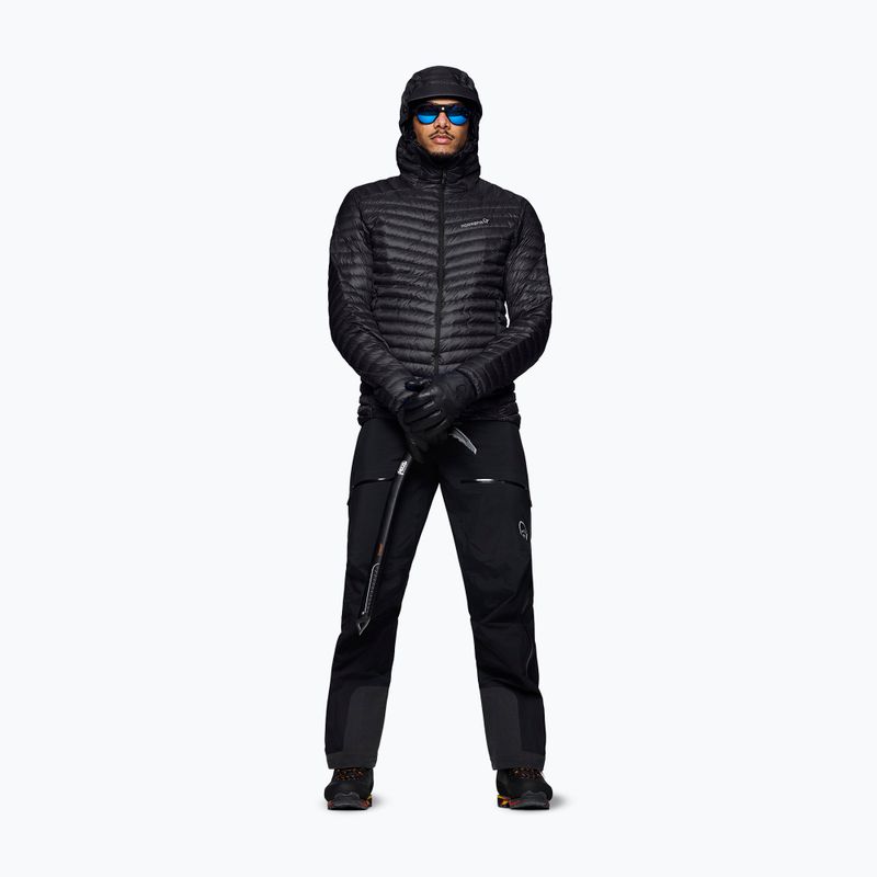 Пуховик чоловічий Norrona Trollveggen Down800 Super Light Hood Caviar Black 2