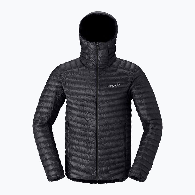 Пуховик чоловічий Norrona Trollveggen Down800 Super Light Hood Caviar Black 5