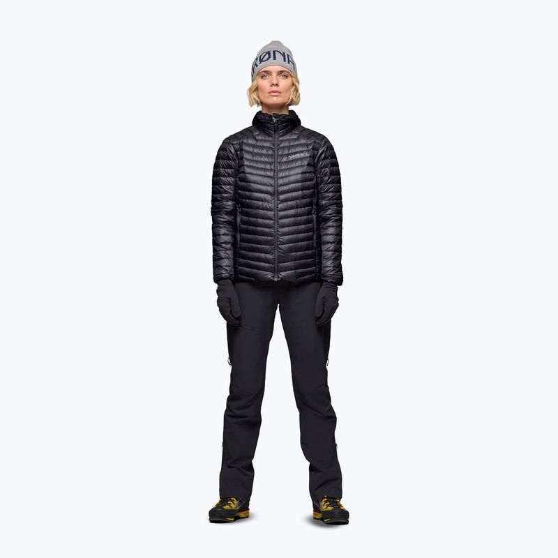 Пуховик жіночий NORRONA Trollveggen Down800 Super Light caviar black 2