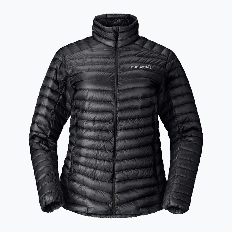 Пуховик жіночий NORRONA Trollveggen Down800 Super Light caviar black 6