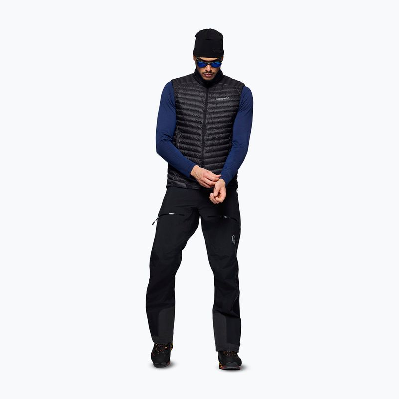 Безрукавка NORRONA Trollveggen Down800 Super Light caviar black 2