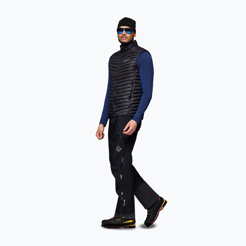 Безрукавка NORRONA Trollveggen Down800 Super Light caviar black 4