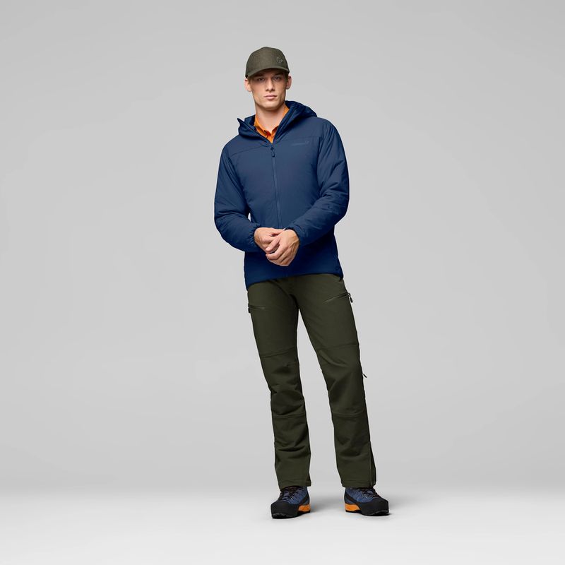 Куртка утеплена чоловіча NORRONA Femund Thermo60 Zip Hood indigo night 2