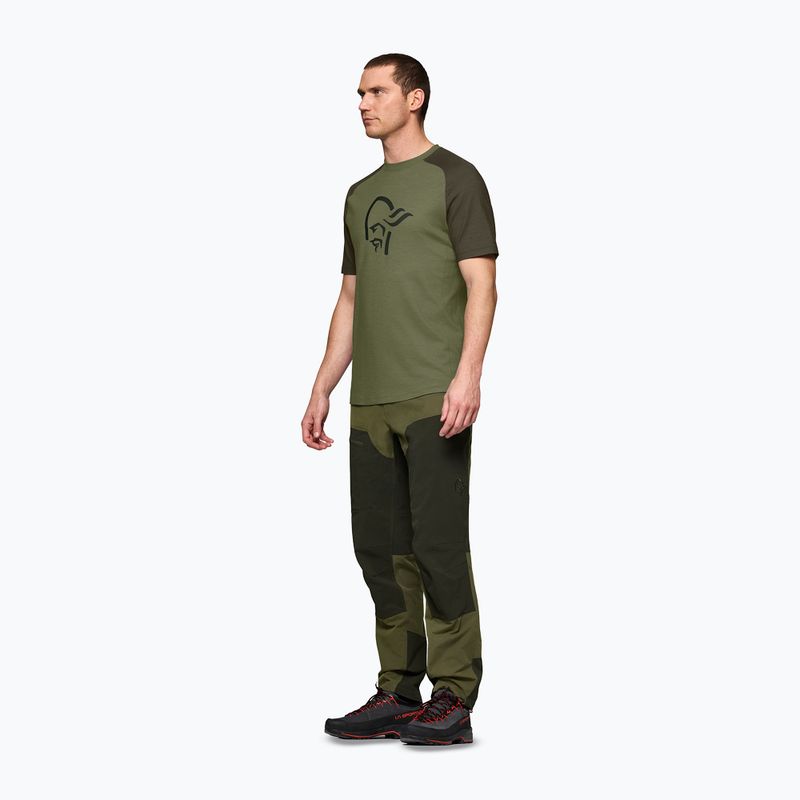 Футболка трекінгова чоловіча NORRONA Femund PureUll loden green 4