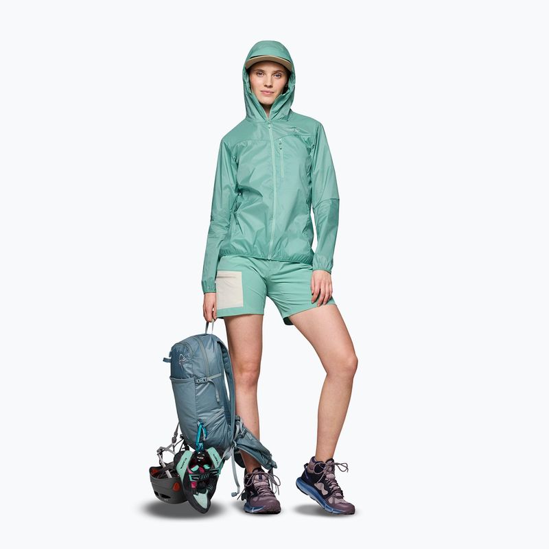 Куртка вітрозахисна жіноча NORRONA Faketind Aero60 Zip Hood aqua haze 2