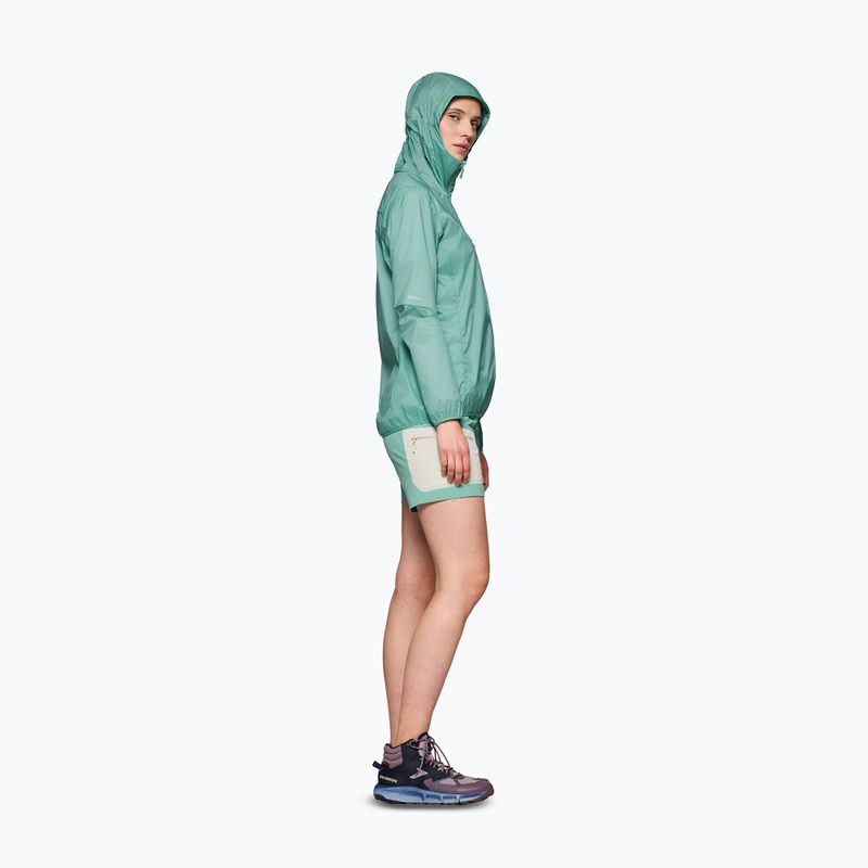 Куртка вітрозахисна жіноча NORRONA Faketind Aero60 Zip Hood aqua haze 4