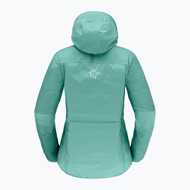 Куртка вітрозахисна жіноча NORRONA Faketind Aero60 Zip Hood aqua haze 6
