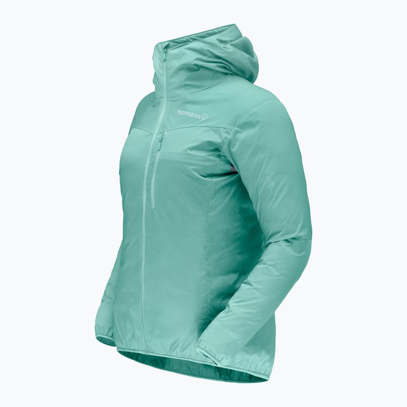 Куртка вітрозахисна жіноча NORRONA Faketind Aero60 Zip Hood aqua haze 7