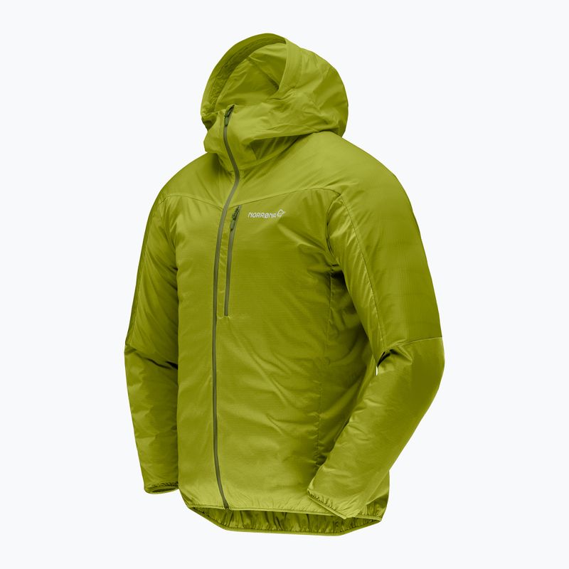 Куртка вітрозахисна чоловіча NORRONA Faketind Aero60 Zip Hood golden lime 3