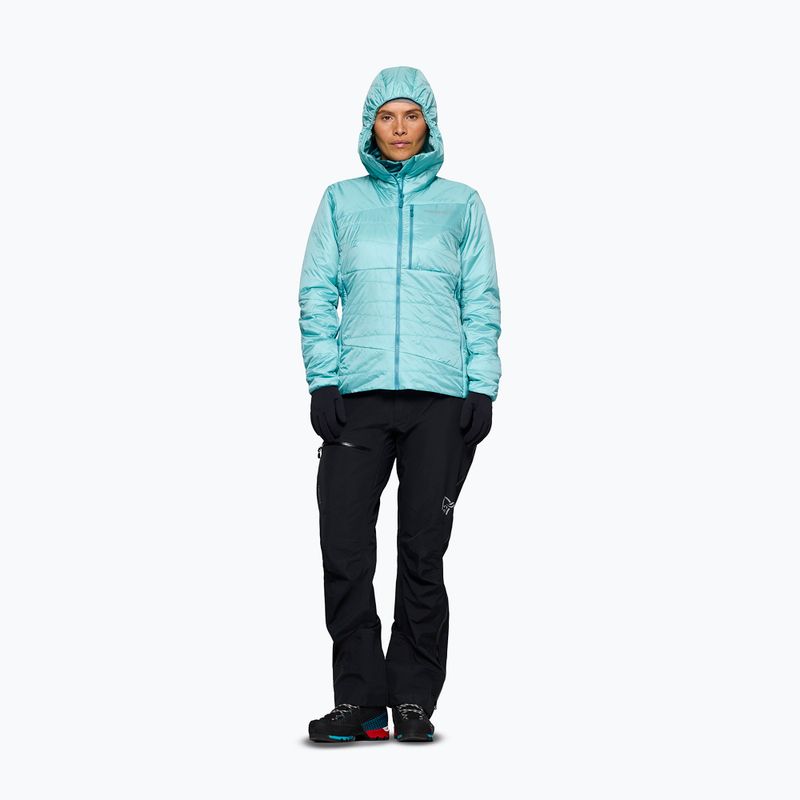 Куртка утеплена жіноча NORRONA Faketind Thermo40 Zip Hoodie aqua haze 2