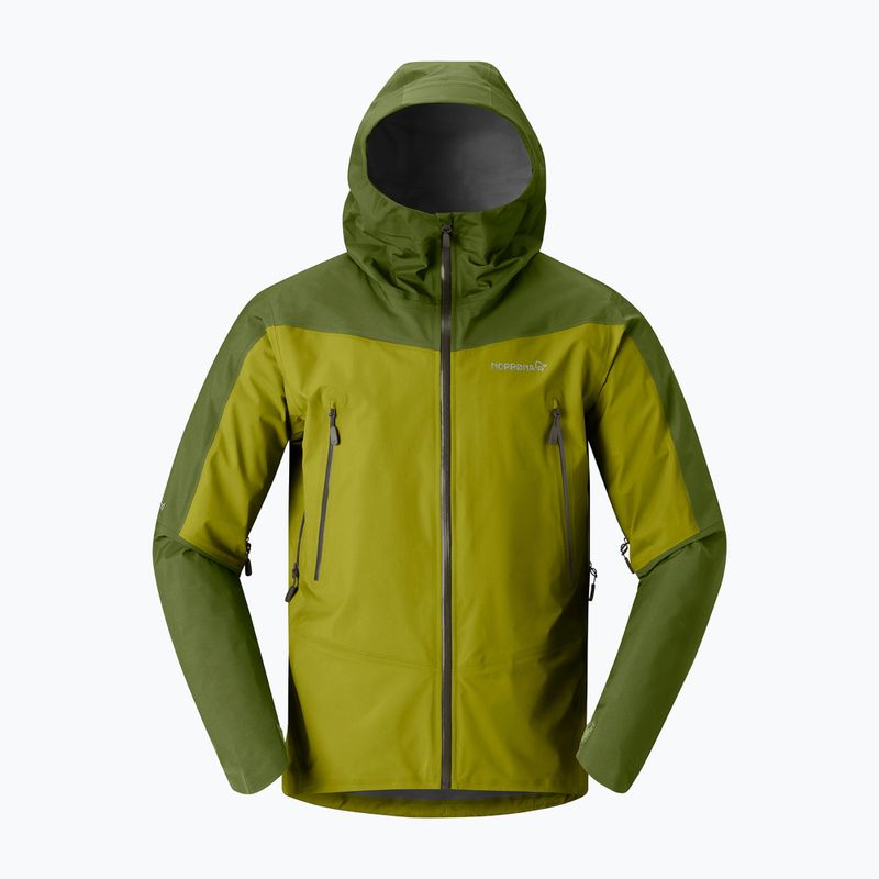 Куртка дощовик чоловіча NORRONA Falketind Gore-Tex golden lime/pesto 4
