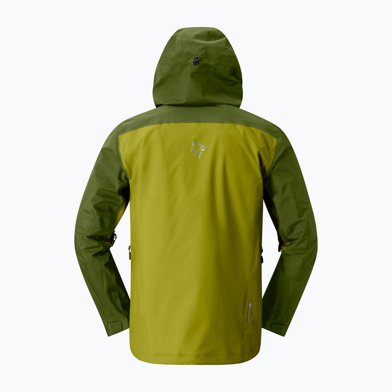 Куртка дощовик чоловіча NORRONA Falketind Gore-Tex golden lime/pesto 5