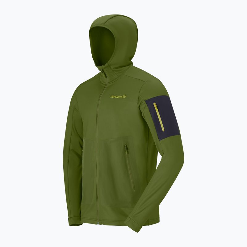 Кофта трекінгова чоловіча NORRONA Falketind Warm2 Stretch Hood pesto 7