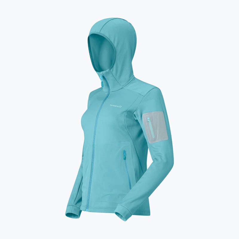 Кофта трекінгова жіноча NORRONA Falketind Warm2 Stretch Hood brittany blue 7