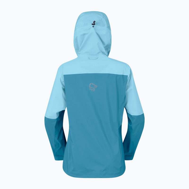 Куртка дощовик жіноча NORRONA Falketind Dri1 brittany blue/aqua haze 6