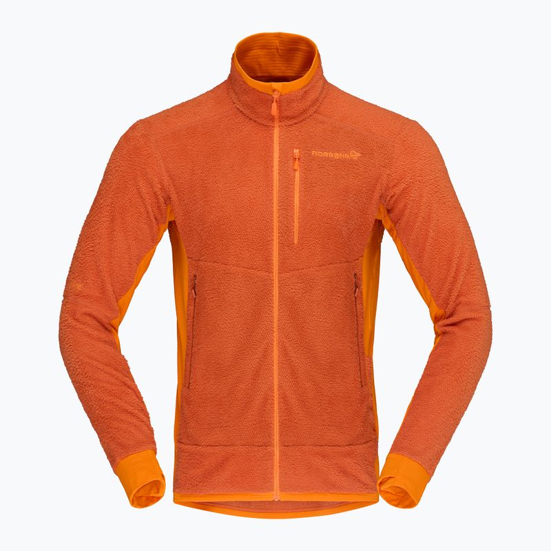 Кофта флісова чоловіча NORRONA Falketind Warm1 Active gold flame/exuberance 5