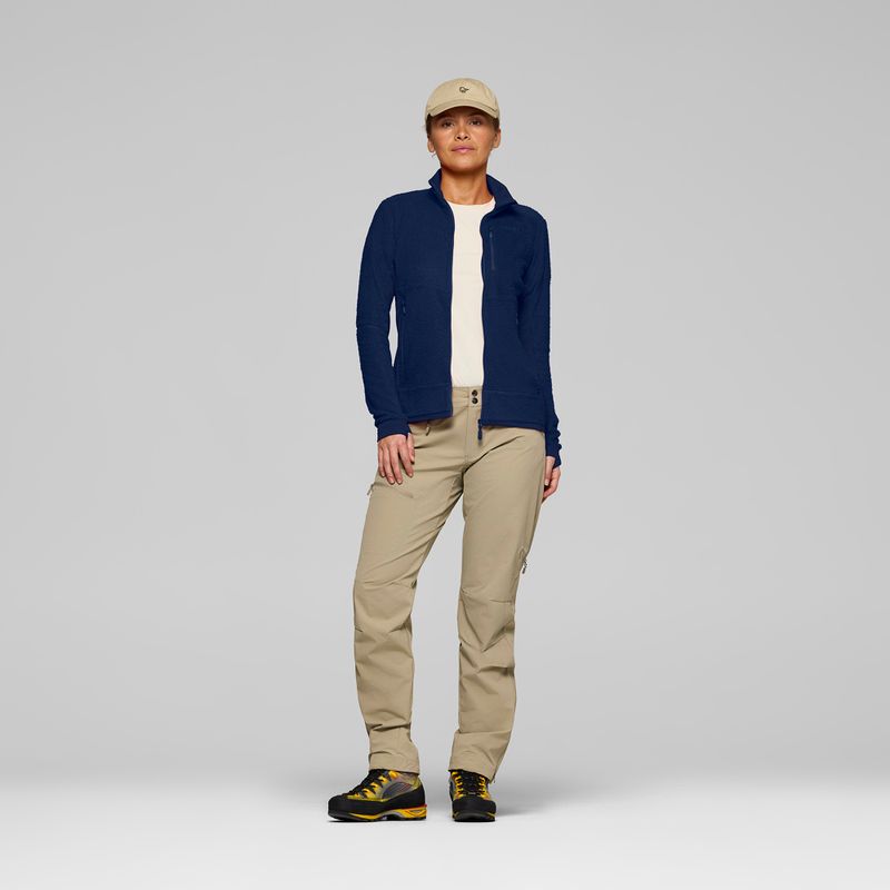 Кофта флісова жіноча NORRONA Falketind Warm1 Active indigo night 2