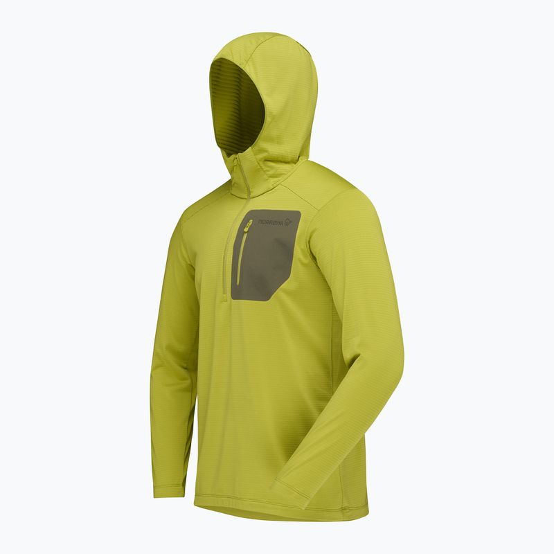 Кофта трекінгова чоловіча NORRONA Falketind Warm1 Hood golden lime/olive night 8