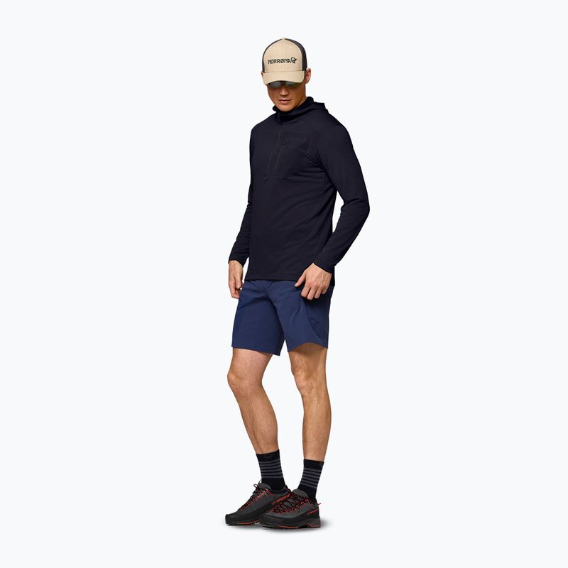 Кофта трекінгова чоловіча NORRONA Falketind Warm1 Hood caviar black 2
