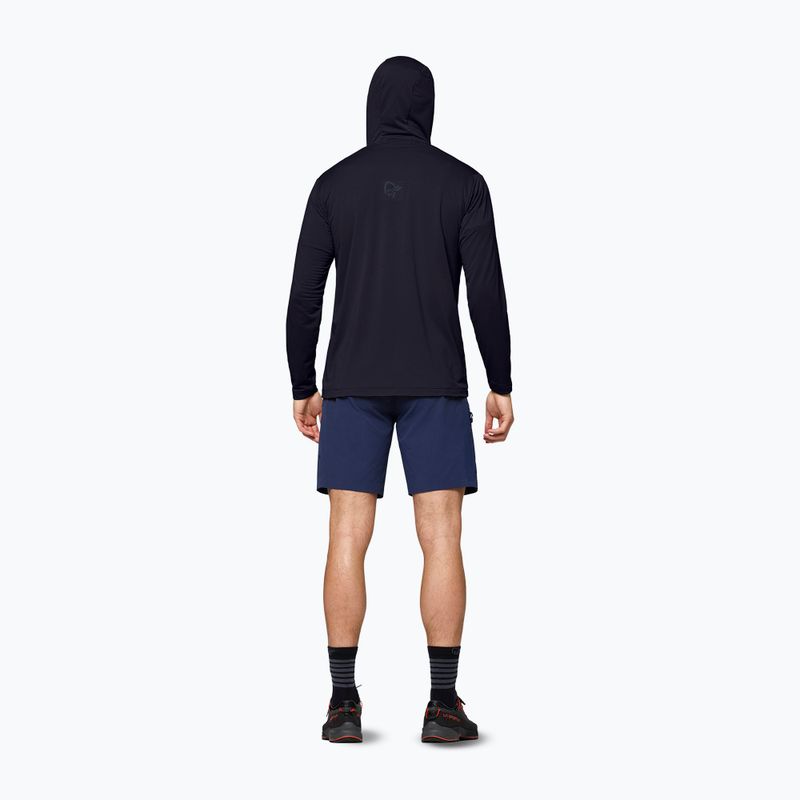 Кофта трекінгова чоловіча NORRONA Falketind Warm1 Hood caviar black 3
