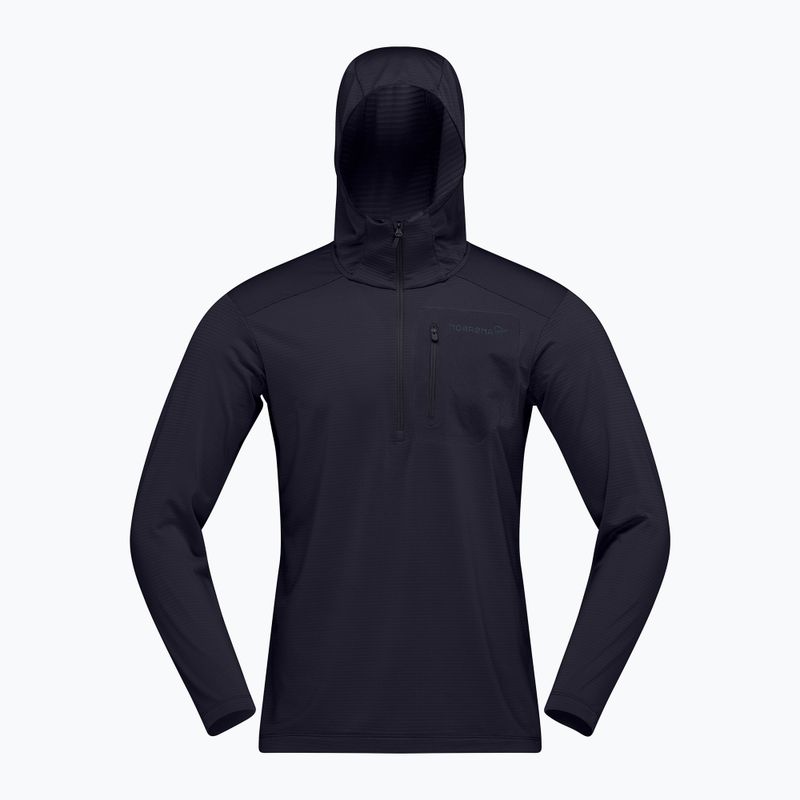 Кофта трекінгова чоловіча NORRONA Falketind Warm1 Hood caviar black 5