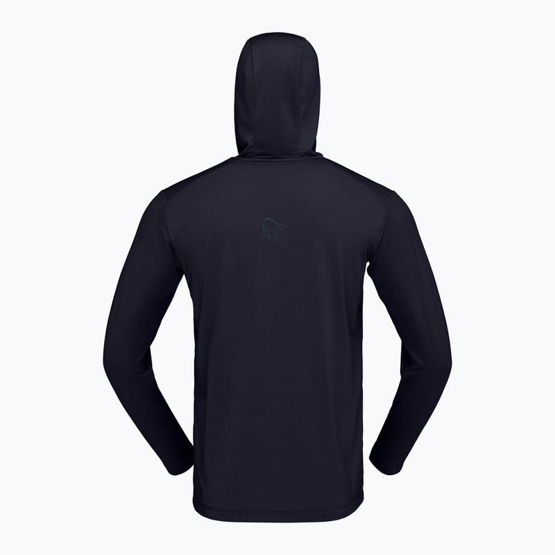 Кофта трекінгова чоловіча NORRONA Falketind Warm1 Hood caviar black 6