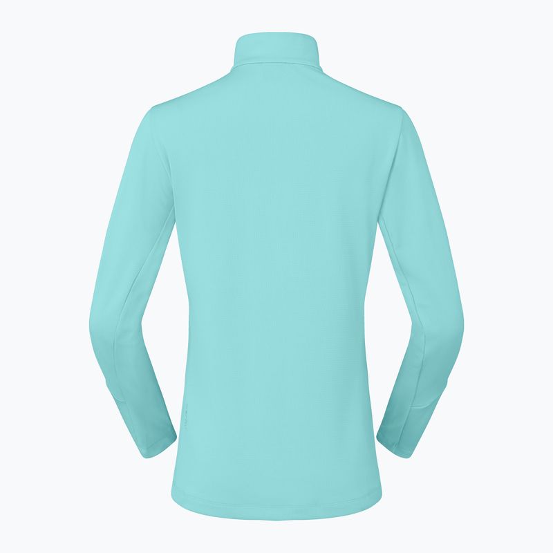 Кофта трекінгова жіноча NORRONA Femund Warm1 Zip Neck aqua haze/trooper 6