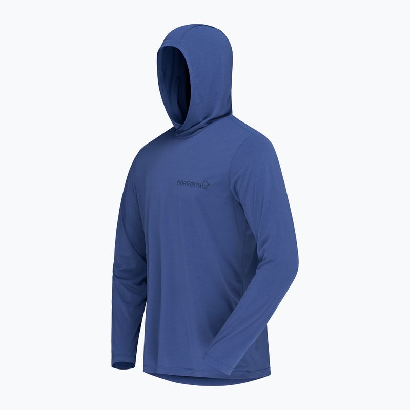 Кофта трекінгова чоловіча NORRONA Femund Tech Hood vintage indigo 8