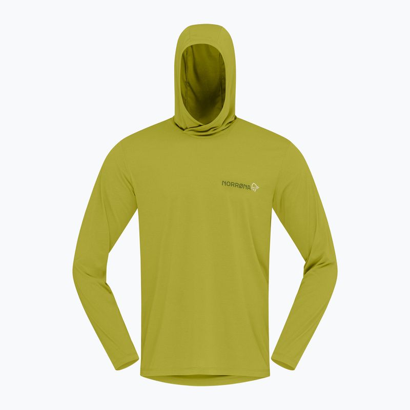 Кофта трекінгова чоловіча NORRONA Femund Tech Hood golden lime 6