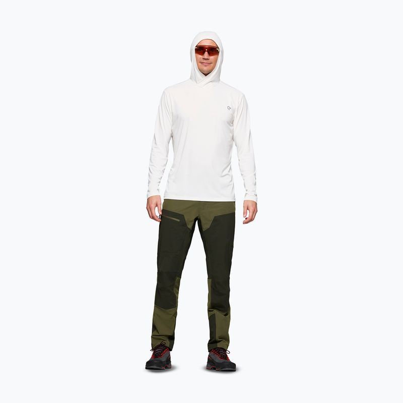 Кофта трекінгова чоловіча NORRONA Femund Tech Hood snow white 2