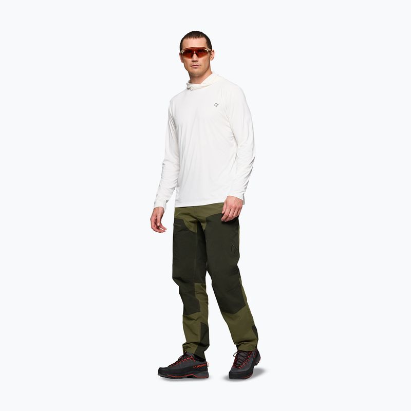 Кофта трекінгова чоловіча NORRONA Femund Tech Hood snow white 5
