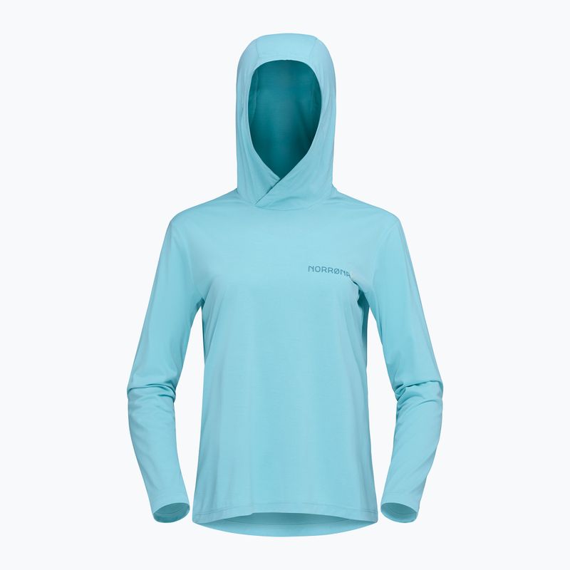 Кофта трекінгова жіноча NORRONA Femund Tech Hood aqua haze 6